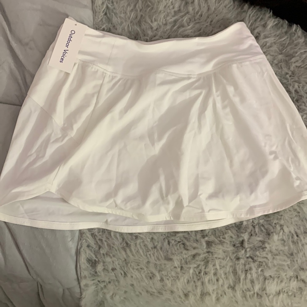 new with tags, white tennis skirt size small